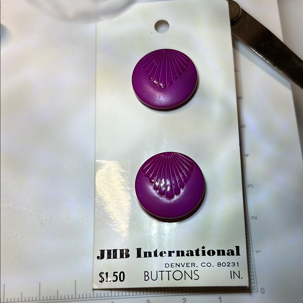 Vintage Purple Jhb International Buttons